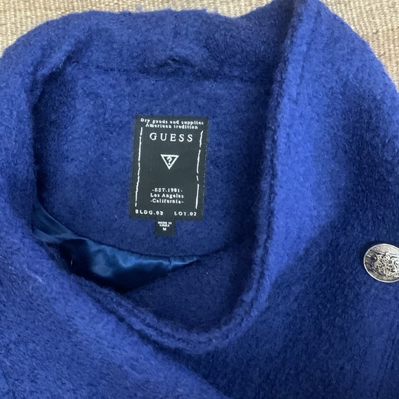 Guess Flare Bubble Wool Coat - Picture 2 of 5